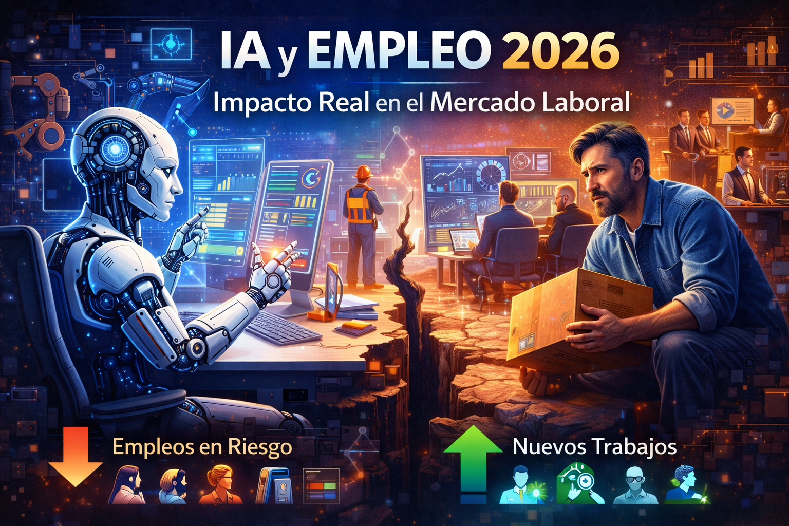 Impacto de la inteligencia artificial en el empleo y el mercado laboral en 2026